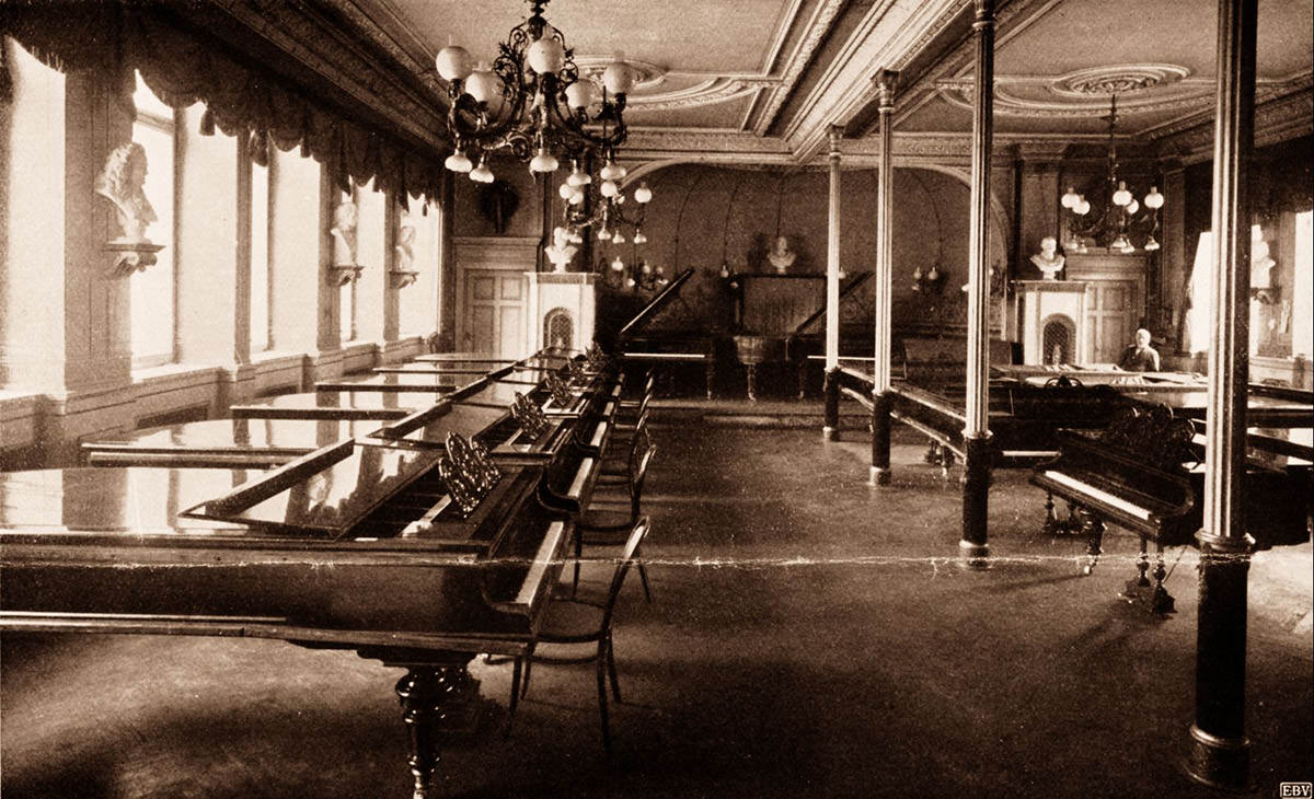 Blüthner Flügelsaal um 1900